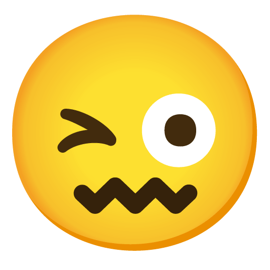 stuck out tongue winking eye confounded