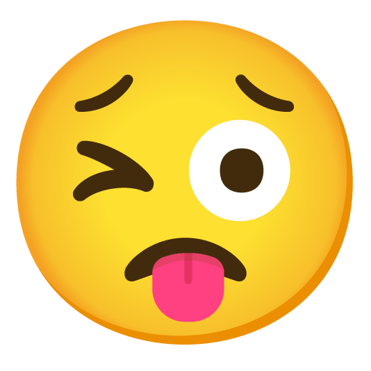 stuck out tongue winking eye worried