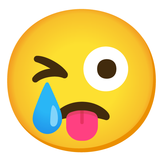 stuck out tongue winking eye cry