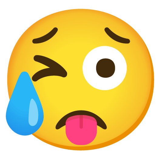 stuck out tongue winking eye disappointed relieved
