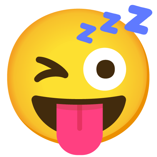 stuck out tongue winking eye sleeping