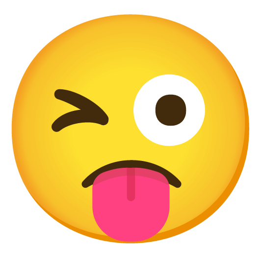stuck out tongue winking eye slightly frowning face