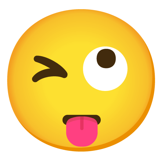 stuck out tongue winking eye face with rolling eyes