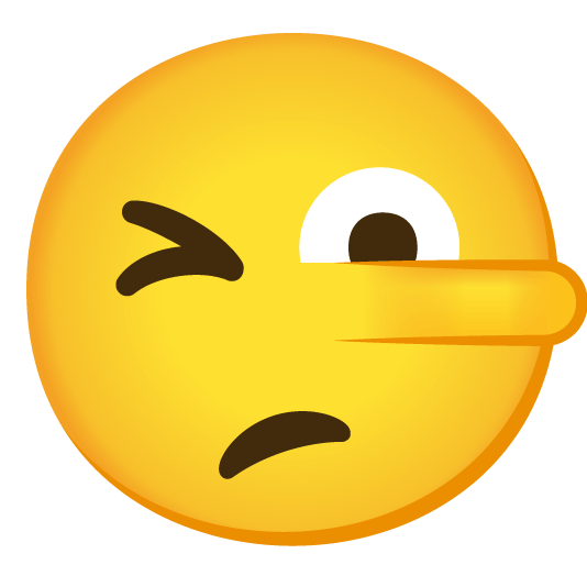 stuck out tongue winking eye lying face