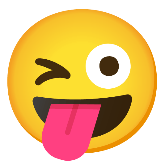 stuck out tongue winking eye zany face