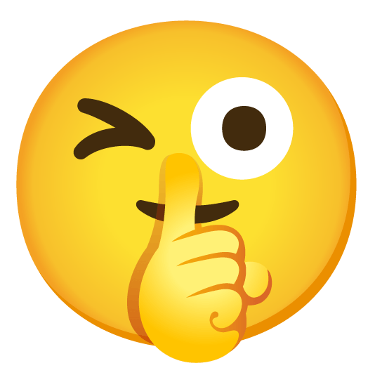 stuck out tongue winking eye shushing face