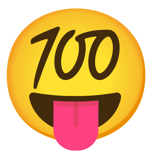 stuck out tongue closed eyes 100