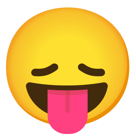 stuck out tongue closed eyes disappointed