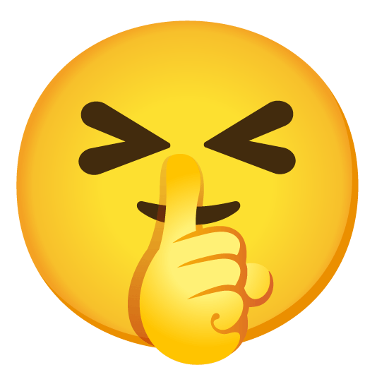 stuck out tongue closed eyes shushing face