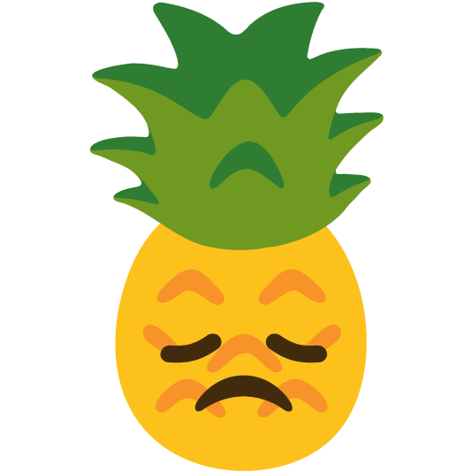 disappointed pineapple