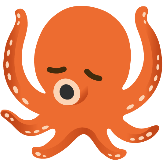 disappointed octopus