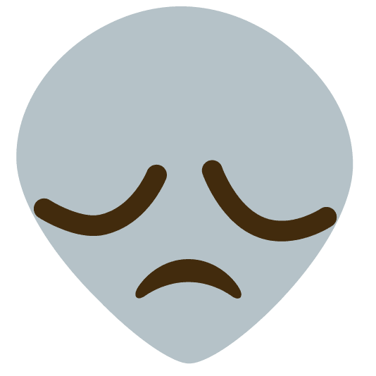 disappointed alien