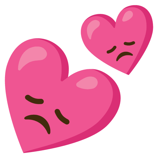 disappointed two hearts