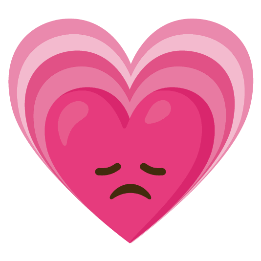 disappointed heartpulse