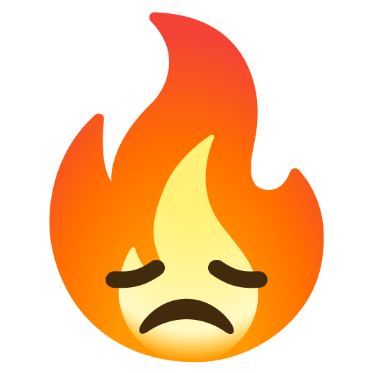 disappointed fire