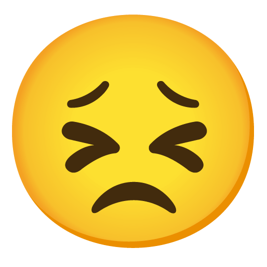 disappointed tired face