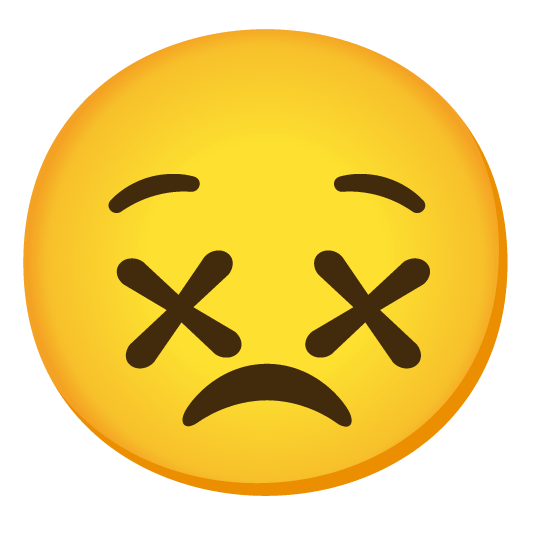 disappointed dizzy face