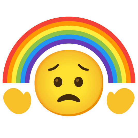 worried rainbow