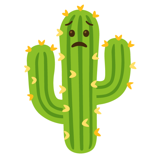 worried cactus