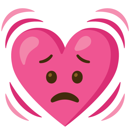 worried heartbeat