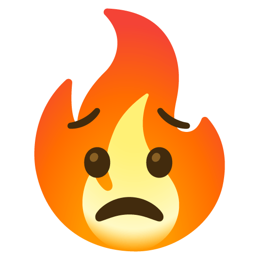 worried fire