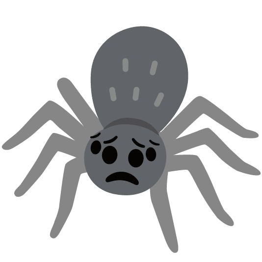 worried spider