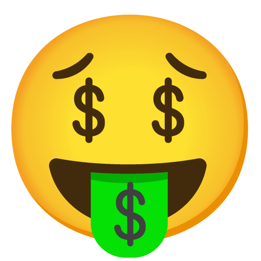 worried money mouth face