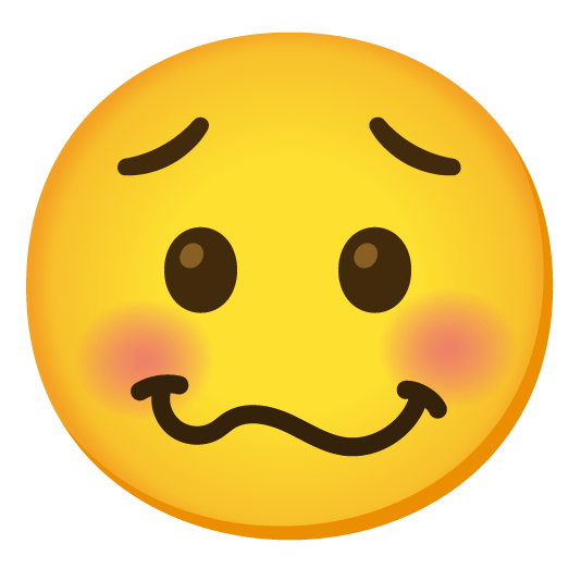 worried woozy face