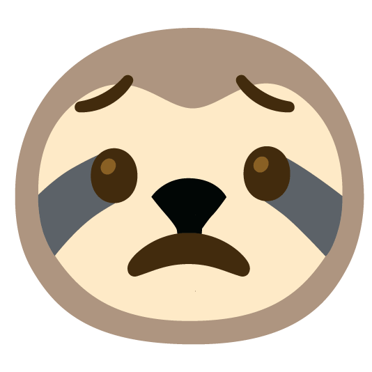 worried sloth
