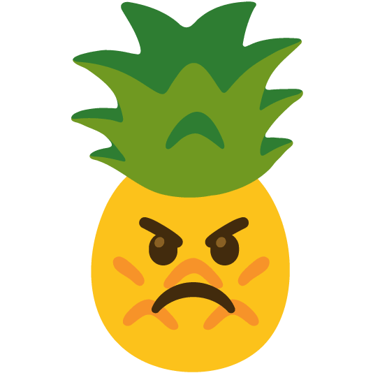 angry pineapple