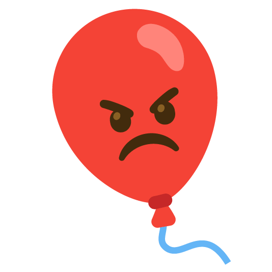angry balloon