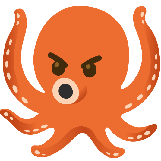 angry octopus