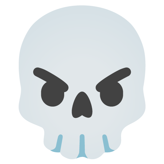 angry skull