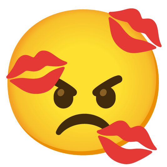 angry kiss