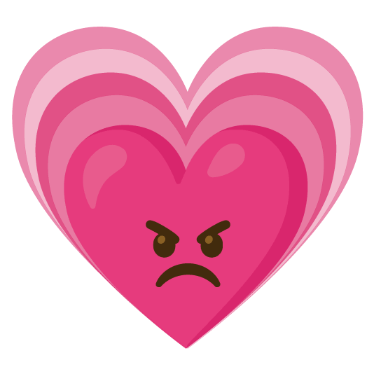 angry heartpulse
