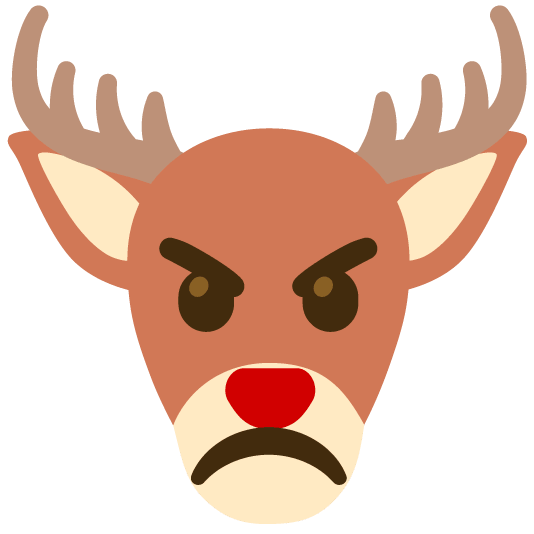 angry deer