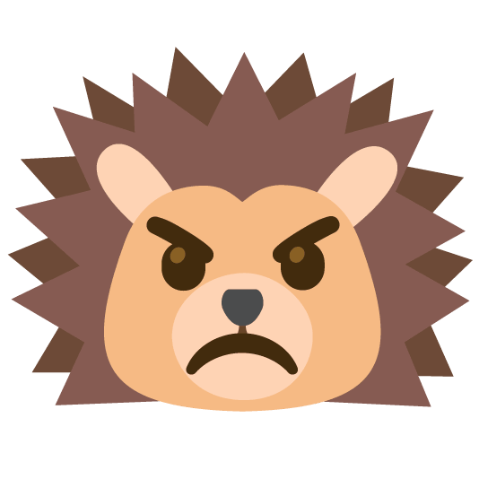 angry hedgehog