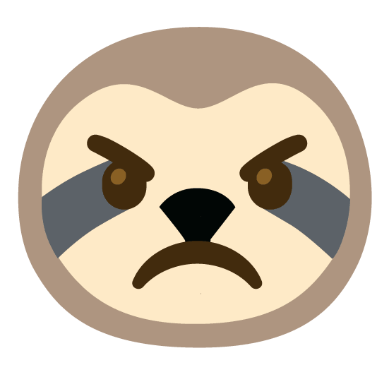 angry sloth