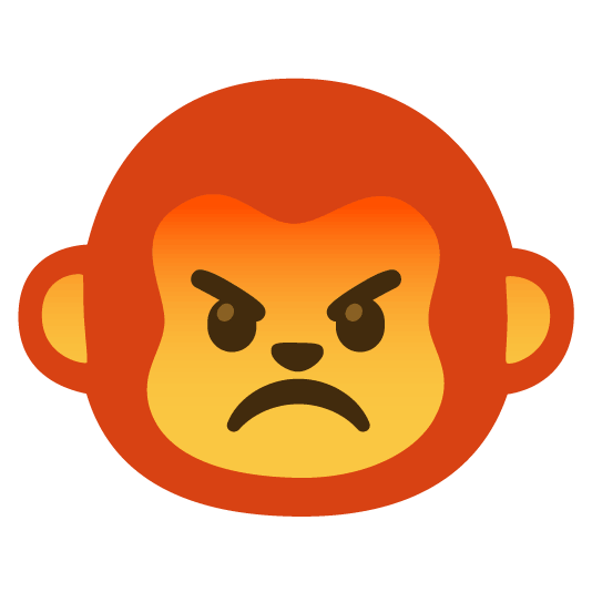 rage monkey face