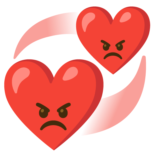 rage revolving hearts