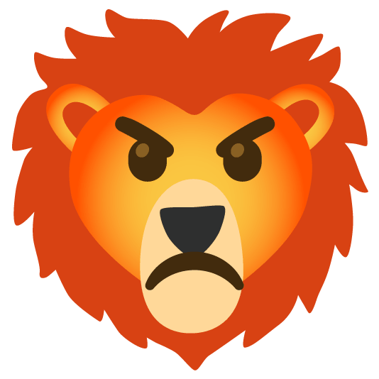 rage lion face
