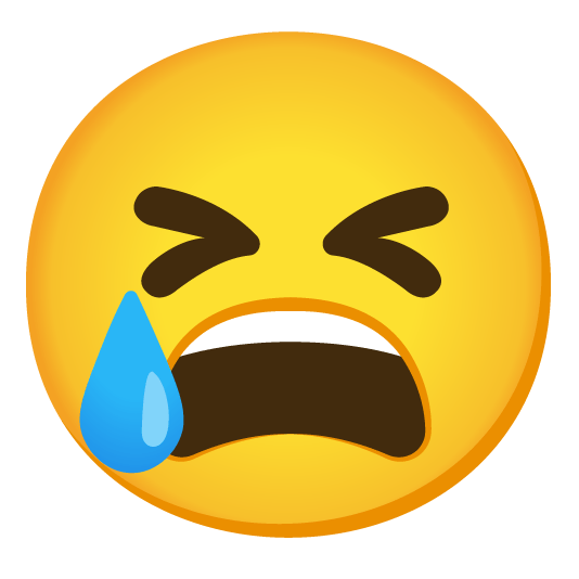 cry tired face