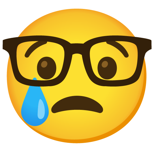cry nerd face