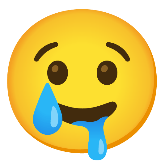 cry drooling face