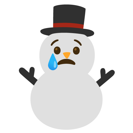 cry snowman without snow