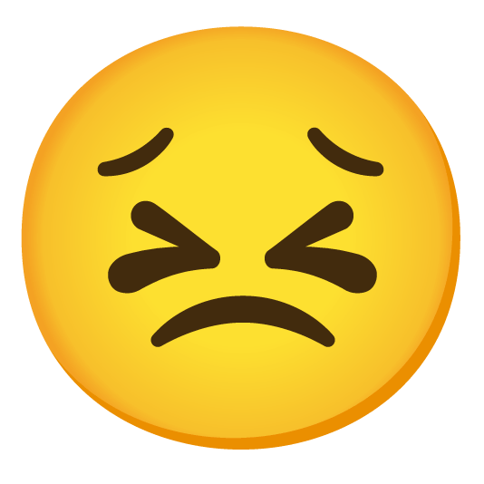 persevere slightly frowning face