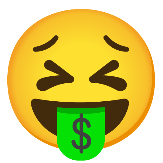 persevere money mouth face