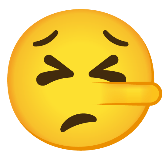 persevere lying face