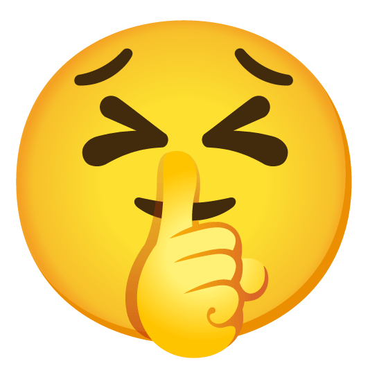 persevere shushing face