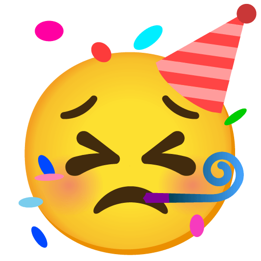 persevere partying face